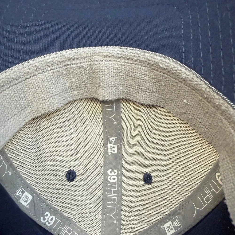 New Era Tennessee Titans 39THIRTY Stretch Fit‎ Hat Navy Blue Mens Medium-Large